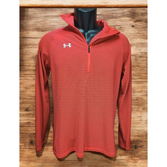 Under Armour Mens Quarter-Zip Pullover Small Loose Fit HeatGear Athletic - Picture 1 of 7